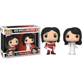 FUNKO POP! 2-PACK ROCKS: THE WHITE STRIPES - JACK WHITE & MEG WHITE VINYL FIGURES