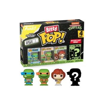 FUNKO BITTY POP! 4-PACK: TEENAGE MUTANT NINJA TURTLES - LEONARDO VINYL FIGURES