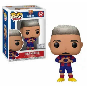 FUNKO POP! FOOTBALL : BARCELONA - RAPHINHA #62 VINYL FIGURE