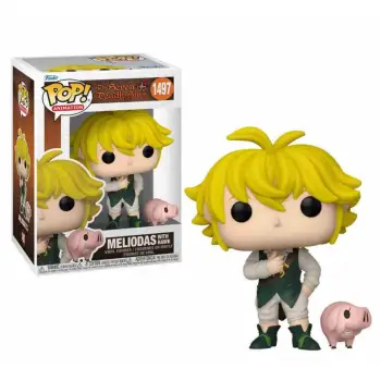 FUNKO POP! ANIMATION: SEVEN DEADLY SINS - MELIODAS WITH HAWK #1497 VINYL FIGURE
