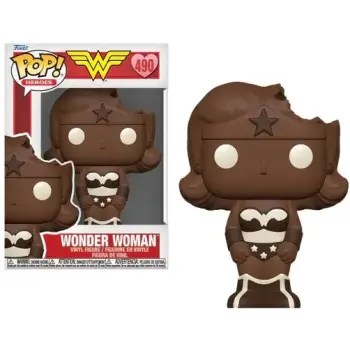 FUNKO POP! HEROES DC VALENTINE'S DAY - WONDER WOMAN (VALENTINE CHOCOLATE) #490 VINYL FIGURE