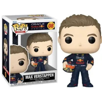 Funko Pop! Racing: Oracle Red Bull Racing - Max Verstappen with Helm #08 Vinyl Figure