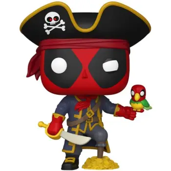 Funko Pop! Plus: Deadpool - Deadpool as Long John Silver #1493 Bobble-Head Vinyl Figure