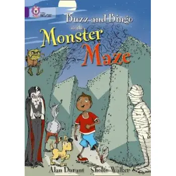 COLLINS BIG CAT : BUZZ AND BINGO AND THE MONSTER MAZE BAND 08/PURPLE PB