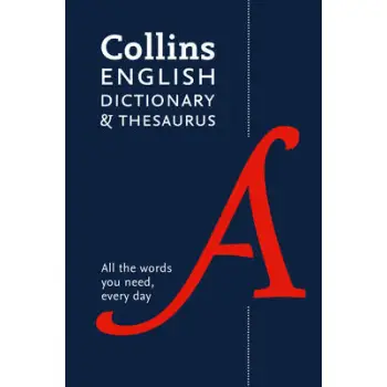 COLLINS ENGLISH DICTIONARY & THESAURUS 5TH ED PB