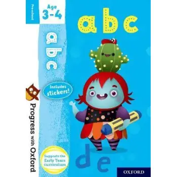 ABC/FIRST WORDS AGE 3-4 BK/STICKER