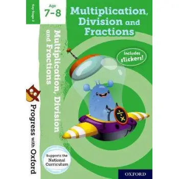 MULTIPLICATION&DIVISION AGE 7-8 BOOK/STICKERS/WEBSITE LINK