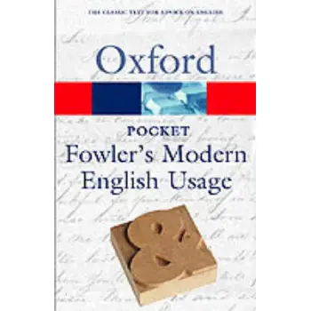 OXFORD POCKET FOWLER'S MODERN ENGLISH USAGE @ PB