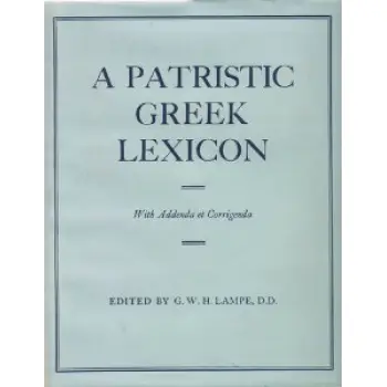 A PATRISTIC GREEK LEXICON  HC