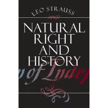 NATURAL RIGHT AND HISTORY PB