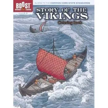 BOOST STORY OF THE VIKINGS COLOURING BOOK  HC BBK