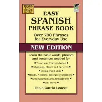 EASY SPANISH PHRASE BOOK: OVER 700 PHRASES FOR EVERY DAY USE PB