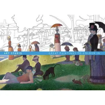 ART STUDIO : GREAT PAINTINGS TO COLOUR IN HC