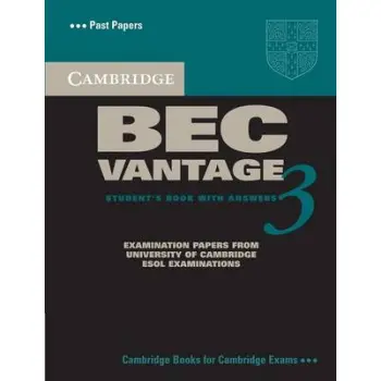 CAMBRIDGE BEC VANTAGE 3 SB W/A