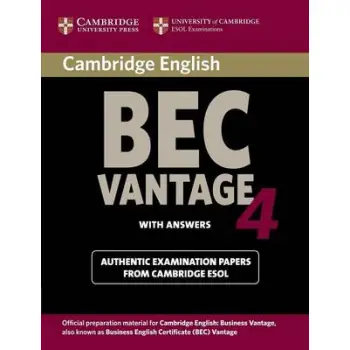 CAMBRIDGE BEC VANTAGE 4 SB W/A