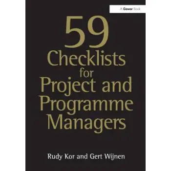 59 CHECKLISTS FOR PROJECT AND PROGRAMME MANAGERS PB