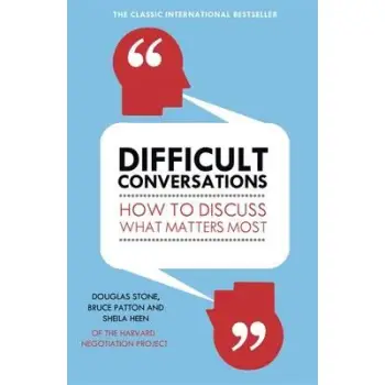 DIFFICULT CONVERSATIONS : HOW TO DISCUSS WHAT MATTERS MOST PB