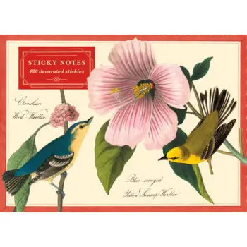AUDUBON WARBLERS STICKY NOTES