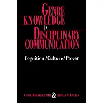 GENRE KNOWLEDGE INDISCIPLINARY COMMUNICATION