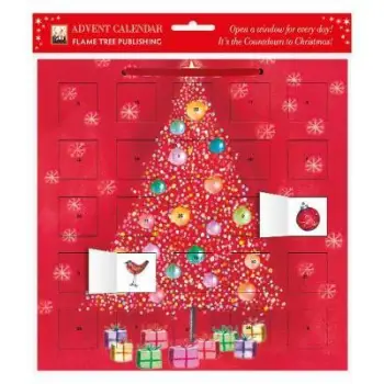 BAUBLE TREE ADVENT CALENDAR (WITH STICKERS)  HC