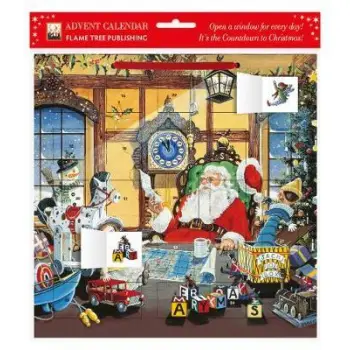 LETTER TO SANTA ADVENT CALENDAR (WITH STICKERS )  HC