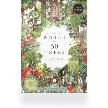 AROUND THE WORLD IN 50 TREES: A JIGSAW PUZZLE - 1000 PIECES