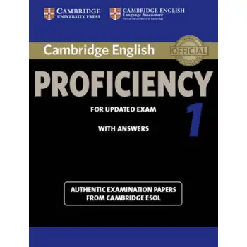 CAMBRIDGE ENGLISH PROFICIENCY FOR UPDATED EXAM 1 SB W/A