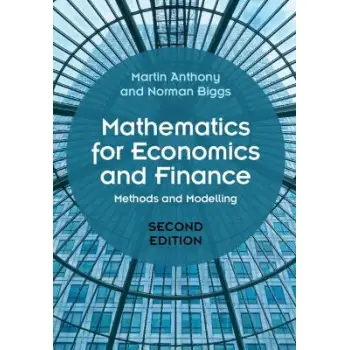 MATHEMATICS FOR ECONOMICS AND FINANCE 2ND ED PB