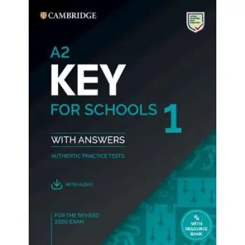 CAMBRIDGE ENGLISH KEY FOR SCHOOLS 1 SELF STUDY PACK (+ DOWNLOADABLE AUDIO) (FOR REVISED EXAMS FROM 2020)