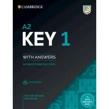 CAMBRIDGE ENGLISH KEY 1 SELF STUDY PACK (+ DOWNLOADABLE AUDIO) (FOR REVISED EXAMS FROM 2020)