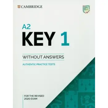 CAMBRIDGE ENGLISH KEY 1 SB (FOR REVISED EXAMS FROM 2020)