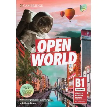 OPEN WORLD B1 PRELIMINARY SELF STUDY BOOK (SB WITH KEY WITH ON LINE PRACTICE + WB WITH KEY WITH AUDIO)