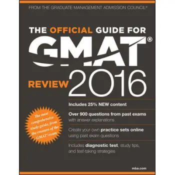 THE OFFICIAL GUIDE FOR GMAT REVIEW 2016