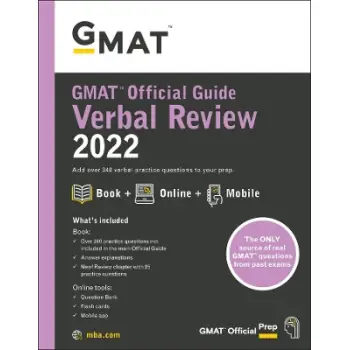 GMAT OFFICIAL GUIDE VERBAL REVIEW 2022 : BOOK + ONLINE QUESTION BANK