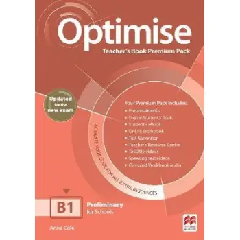 OPTIMISE B1 TCHR'S PREMIUM PACK UPDATED FOR NEW EXAM