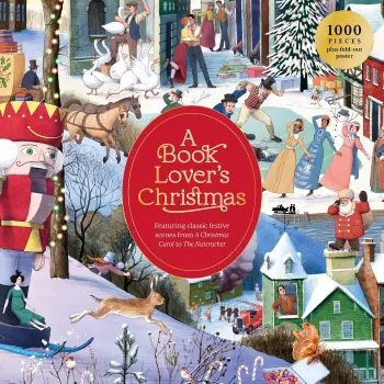 A Book Lover's Christmas - A 1000-Piece Jigsaw Puzzle