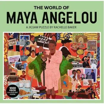 The World of Maya Angelou - A 1000-piece Jigsaw Puzzle by Rachelle Baker