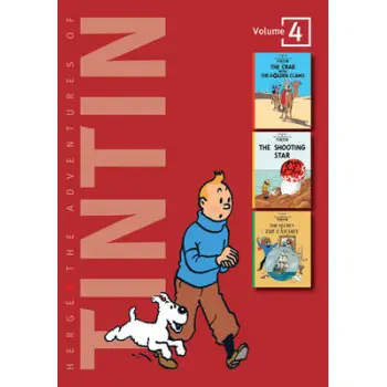 THE ADVENTURES OF TINTIN 4: THE CRAB WITH THE GOLDEN CLAWS, THE SHOOTING STAR, THE SECRET OF THE UNI
