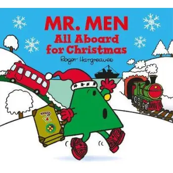 MR. MEN CLASSIC LIBRARY — MR. MEAN ALL ABOARD FOR CHRISTMAS PB MINI