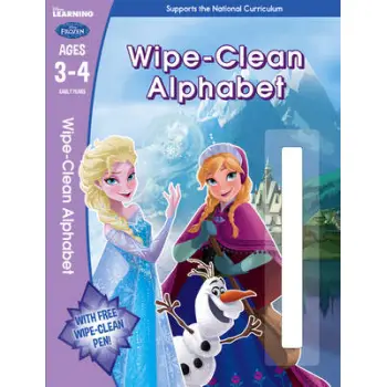 DISNEY LEARNING : FROZEN : WIPE CLEAN ALPHABET AGES 3-4 PB