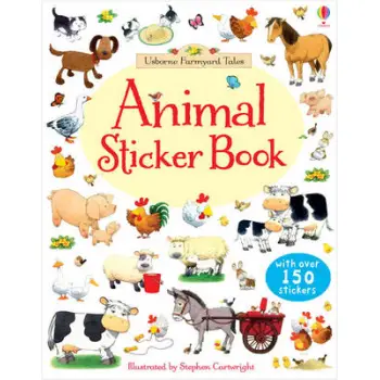 USBORNE : FARMYARD TALES ANIMALS STICKER BOOK PB