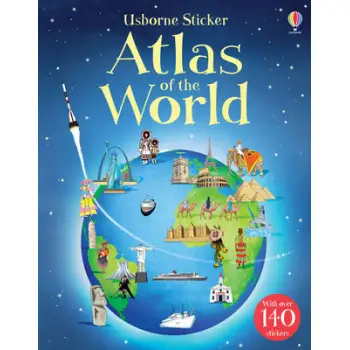 USBORNE STICKER ATLAS OF THE WORLD PB