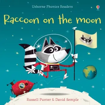 USBORNE PHONICS READERS: RACOON ON THE MOON PB