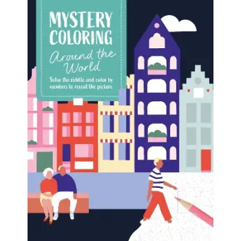 MYSTERY COLORING AROUND THE WORLD PB