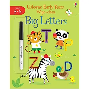 USBORNE WIPE-CLEAN EARLY YEARS : BIG LETTERS PB