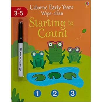 USBORNE WIPE-CLEAN EARLY YEARS : STARTING TO COUNT PB