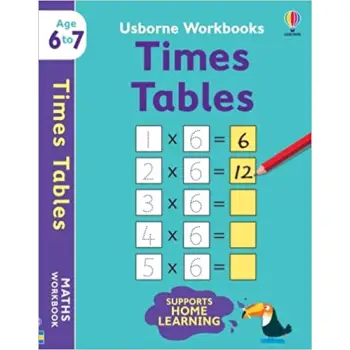 USBORNE WORKBOOKS TIMES TABLES 6-7 PB