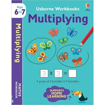 USBORNE WORKBOOKS MULTIPLYING 6-7 PB