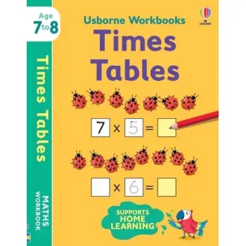 USBORNE WORKBOOKS TIMES TABLES 7-8 PB