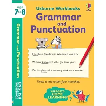 USBORNE WORKBOOKS GRAMMAR AND PUNCTUATION 7-8 PB